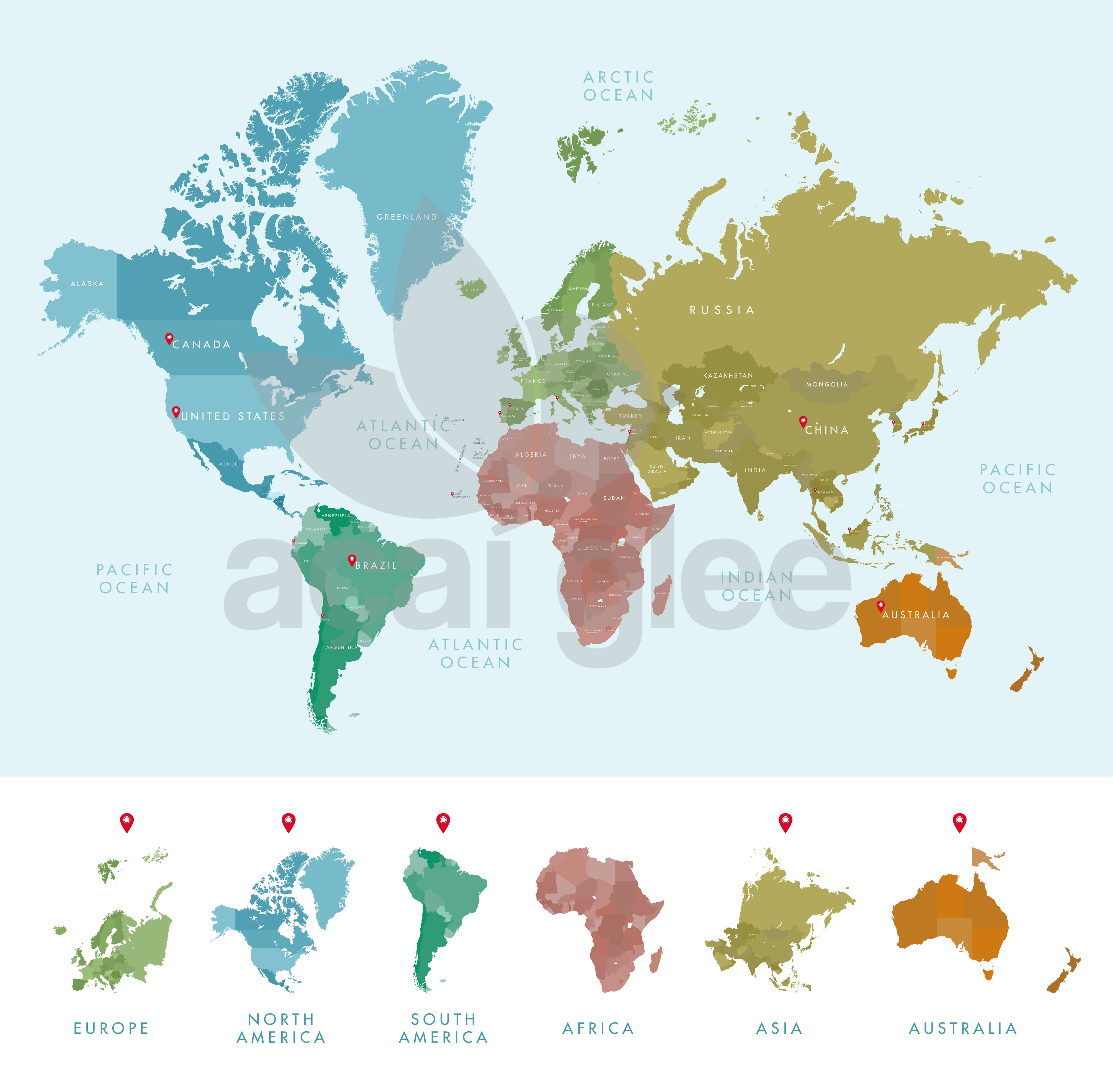 Açaí Glee area map