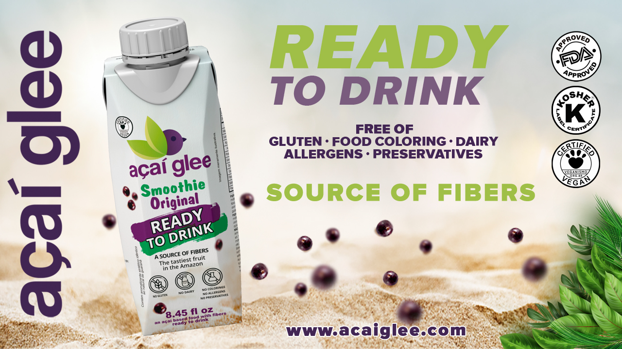 AÇAÍ GLEE READY TO DRINK (TETRA-PACK 8.45 fl oz)